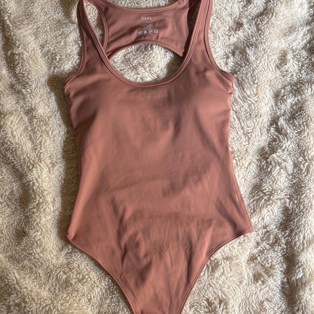 TEAL Mauve Tank One-Piece Bodysuit